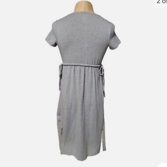 (XL)- Isabel Maternity by Ingrid & Isabel Women's Tie Waist Dress - Picture 4 of 11